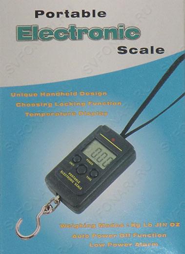 Электронные весы PORTABLE ELECTRONIC SCALE WH-A138