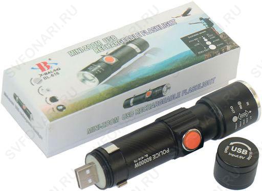 Аккумуляторный фонарь BAILONG BL-616-T6 80000W