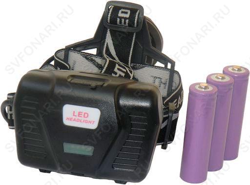 Налобный аккумуляторный фонарь HEADLIGHT GL-8090-P90