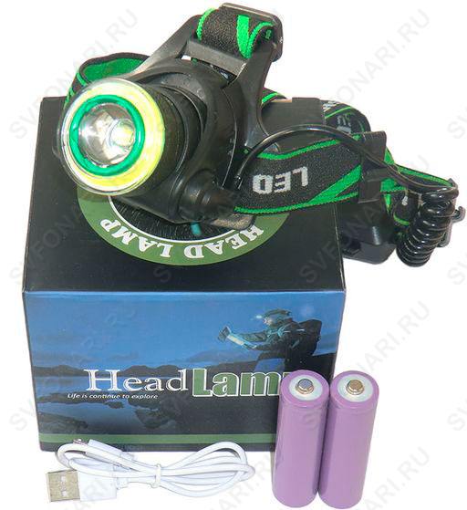 Налобный аккумуляторный фонарь HEADLIGHT BL-GL-T107