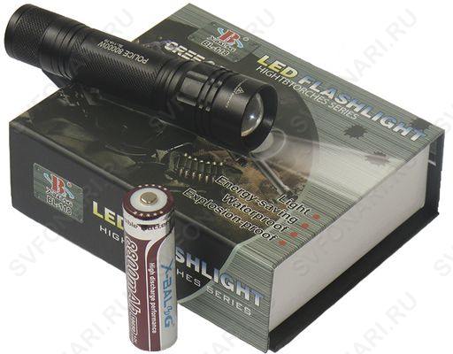Аккумуляторный фонарь BAILONG BL-118-Т6  80000W